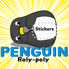 Roly-poly Penguin stickers