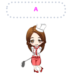 Lovely Cooking Girl Message 2 world