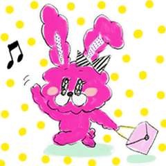 I'm MOKOMOKOFUWAFUWA rabbit. ver.English