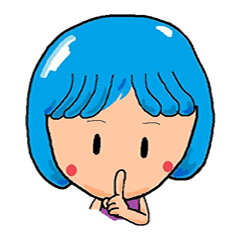 Blue Pudding girl