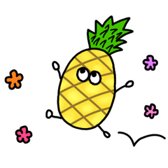 It came from a pineapple star.