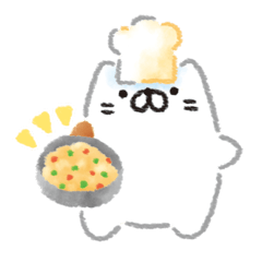 Chinese food and cat stickers