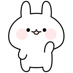 用途多多！兔兔貼圖