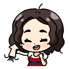 Stickers of cute girls Complete pack