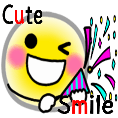 Stylish Cute Pop Smile Sticker
