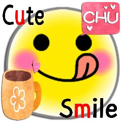 Cute Stylish Smile Trendy Sticker