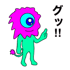 monster sticker kaigin