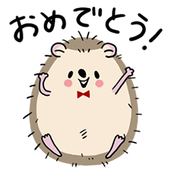 Hedgehog cute sticker