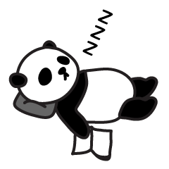 panda stickers like 4 panel manga
