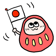 NOMEKICHI DARUMA Sticker Cheering!
