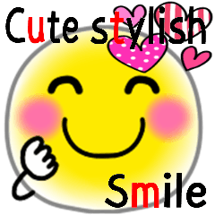 Cute Stylish Smile Popular Sticker