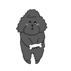 Stickers of Very Excessive Poodle