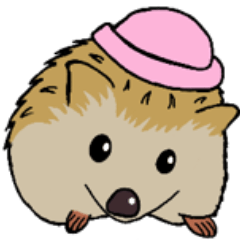 Hedgehog's daily conversation sticker