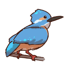 Kawaii Kingfisher