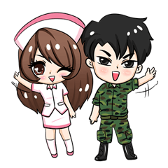Soldier and Nurse
