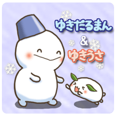 Snowman & Snow rabbit