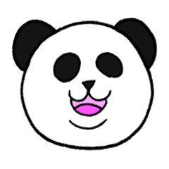 Relaxation Panda Emoticons Sticker