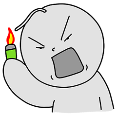 a fiery bombman