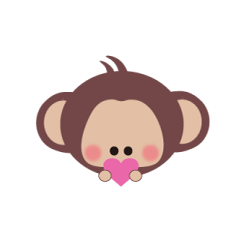 It is a monkey with a smile