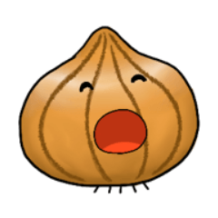 Cute onion character 