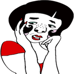 高嶺の花のブス なぜあの子はイイ女オーラ Line スタンプ Line Store