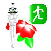 Emergency exit mark