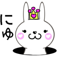 Cute rabbit princess