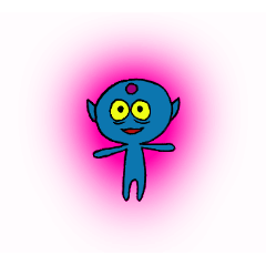 Colorful alien 1