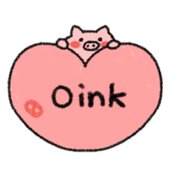pinky pig oink oink - English