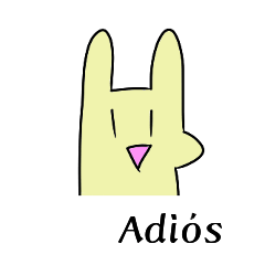 Adios rabbit