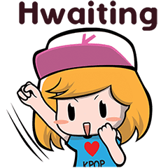 Korea KPOP Fan Girl LINE stickers LINE STORE Korea KPOP Fan Girl LINE stickers LINE STORE