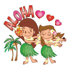 Aloha リオン キララ Sister Line スタンプ Line Store