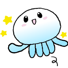 Jelly Fish "KURAKE-chan" sticker