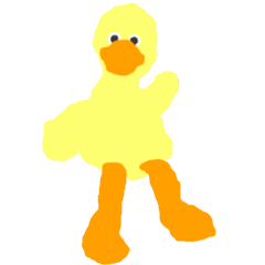 the yellow duck sticker
