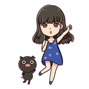 Draw girl of lovely