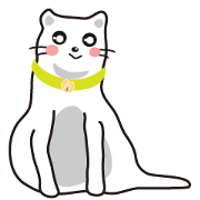 Cuteness~! SHIRO of a white cat.