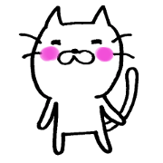 WHITE CAT  siro neko