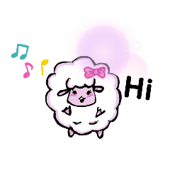 cheerful sheep