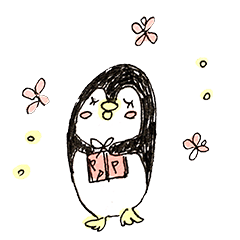 Hand drawing Penguins Everyday