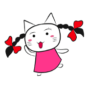 pigtails cat girl