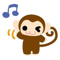 Cute Cute Monkey Sticker