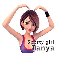 Sporty girl Tanya