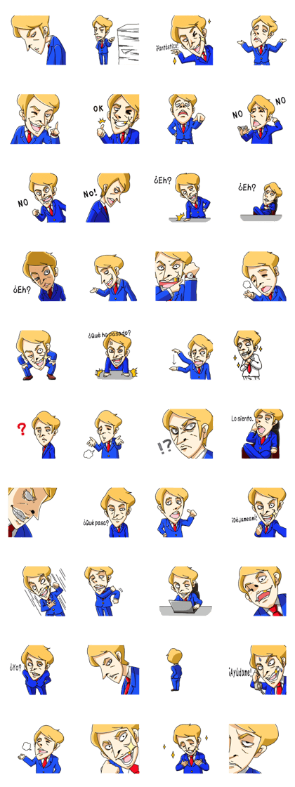 The blond boss - I'm admirable. [ESP]
