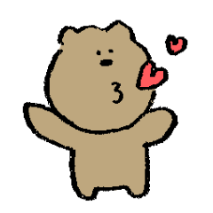 Bear telling love