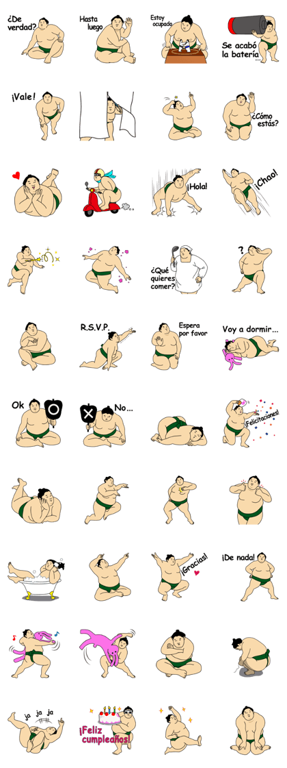 A cute Sumo wrestler 2 (Spanish)