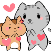 Kitten and squirrel
