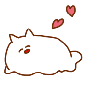 Sticker of the cat which may be cute 2