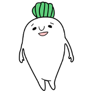 Pretty Japanese radish