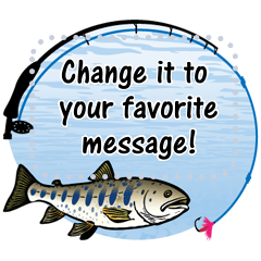 Message sticker for freshwater fish 1_EN