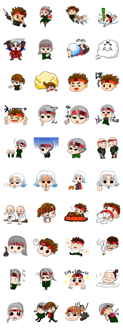 Sanada Ten Braves character Sticker